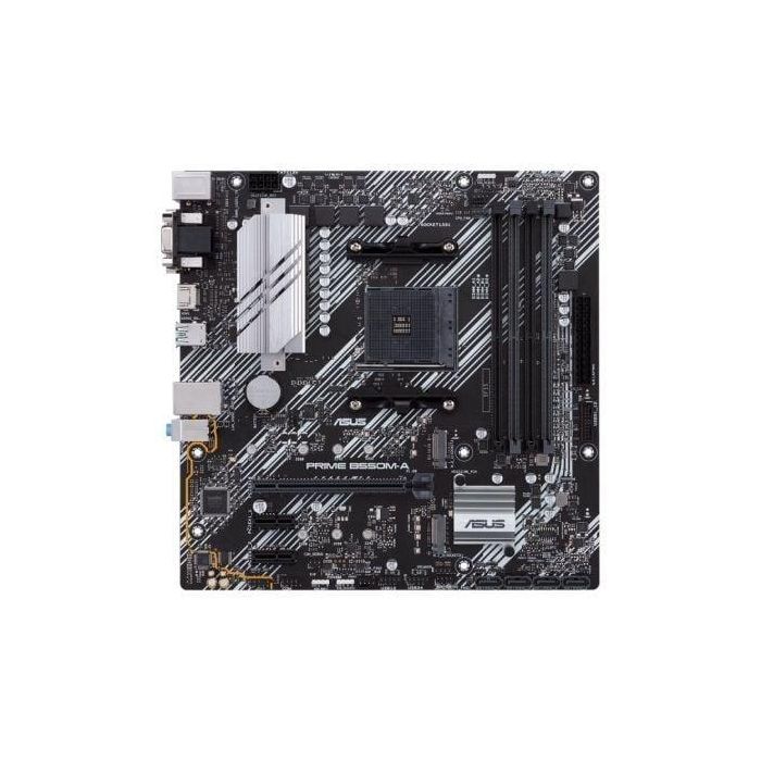 ASUS AM4 B550M-A/CSM Placa Base Micro ATX para AMD Ryzen 3000 Series, Chipset B550, DDR4 1