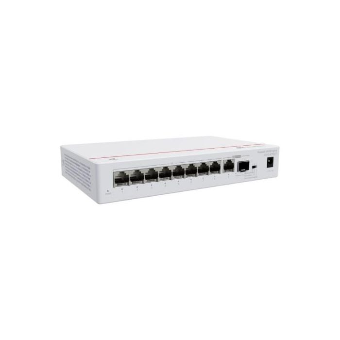 Huawei S110-8T2ST Switch 8 Puertos Ethernet 10/100/1000, 1 Puerto GE SFP, PoE, Montaje en Rack 0 Huawei S110-8T2ST Switch 8 Puertos Ethernet 10/100/1000, 1 Puerto GE SFP, PoE, Montaje en Rack 0