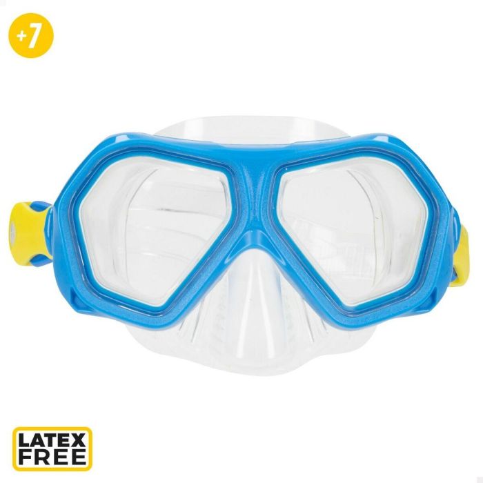 Gafas de Buceo con Tubo Infantiles AquaSport Azul (4 Unidades) 3