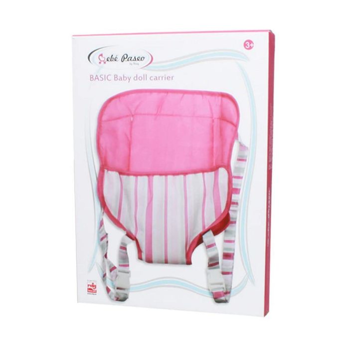 Mochila Portabebé Reig Rosa Rayas 4 Mochila Portabebé Reig Rosa Rayas 4