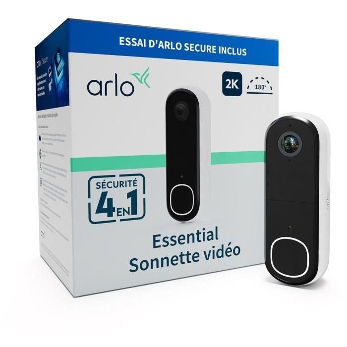 Timbre con vídeo ARLO AVD4001-100EUS Wi-Fi Direct Sirena integrada 4 en 1 2 Timbre con vídeo ARLO AVD4001-100EUS Wi-Fi Direct Sirena integrada 4 en 1 2