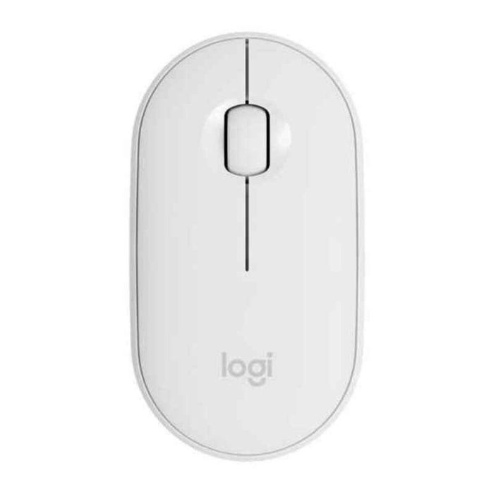 Logitech 910-005716 - Ratón Pebble M350 Óptico Ambidextro Inalámbrico RF + Bluetooth 1000 DPI Blanco Clic Silencioso