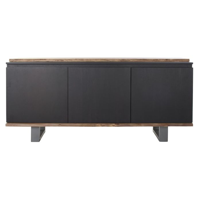 Buffet DKD Home Decor Negro Marron 42 x 72 x 160 cm 6