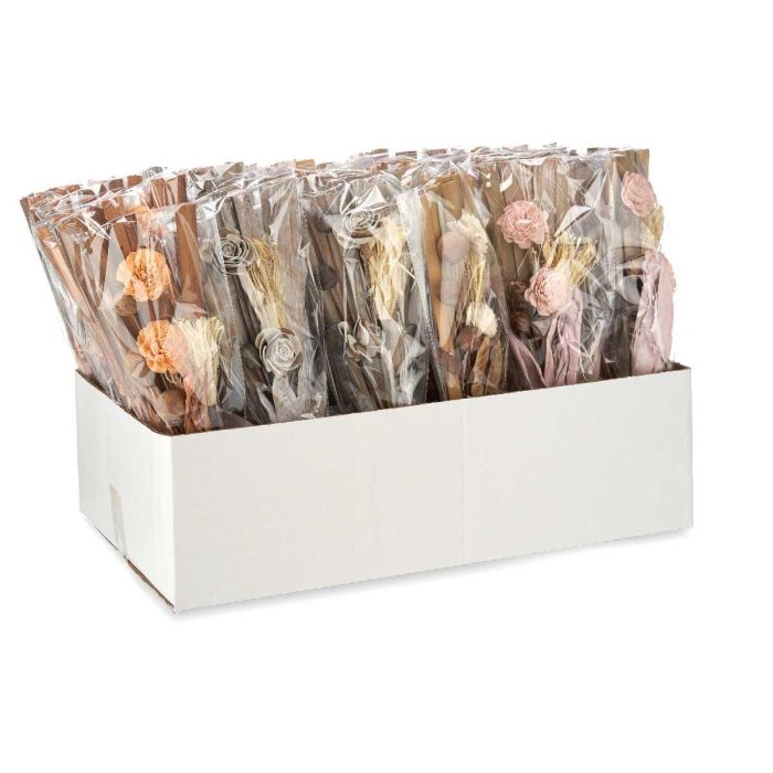 Ramillete Flores Palo Pequeño Surtidos Giftdecor 15x35x5 cm, Mimbre, Colores Variados (48 Unidades) 2 Ramillete Flores Palo Pequeño Surtidos Giftdecor 15x35x5 cm, Mimbre, Colores Variados (48 Unidades) 2