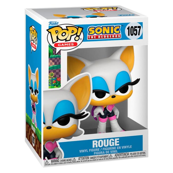 Funko Sonic the Hedgehog Rouge Figura POP Vinilo 9cm