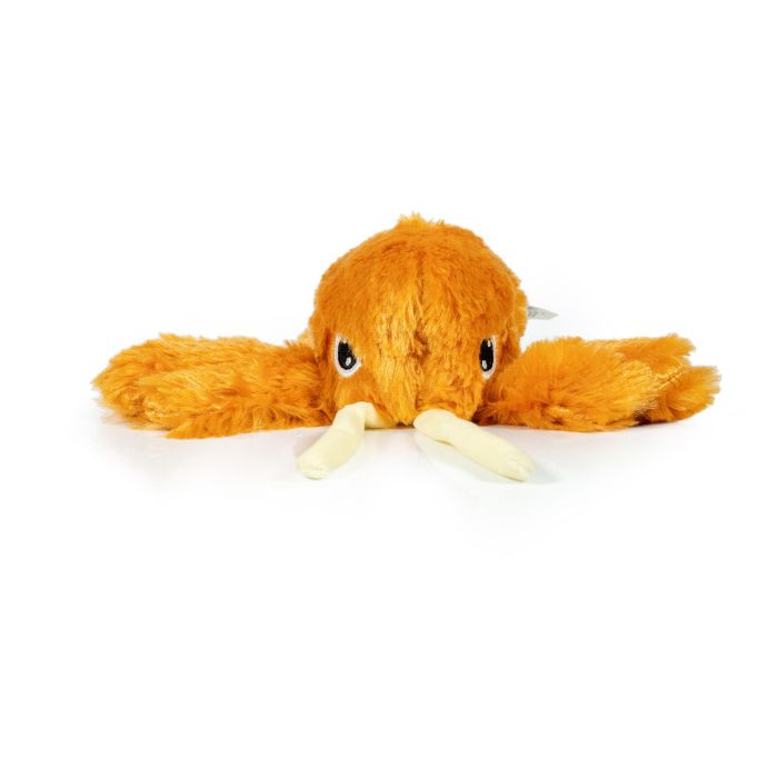 Gloria Peluche para Perro Bigotes con Squeaker, Textura Blanda, Naranja, Poliéster 2 Gloria Peluche para Perro Bigotes con Squeaker, Textura Blanda, Naranja, Poliéster 2