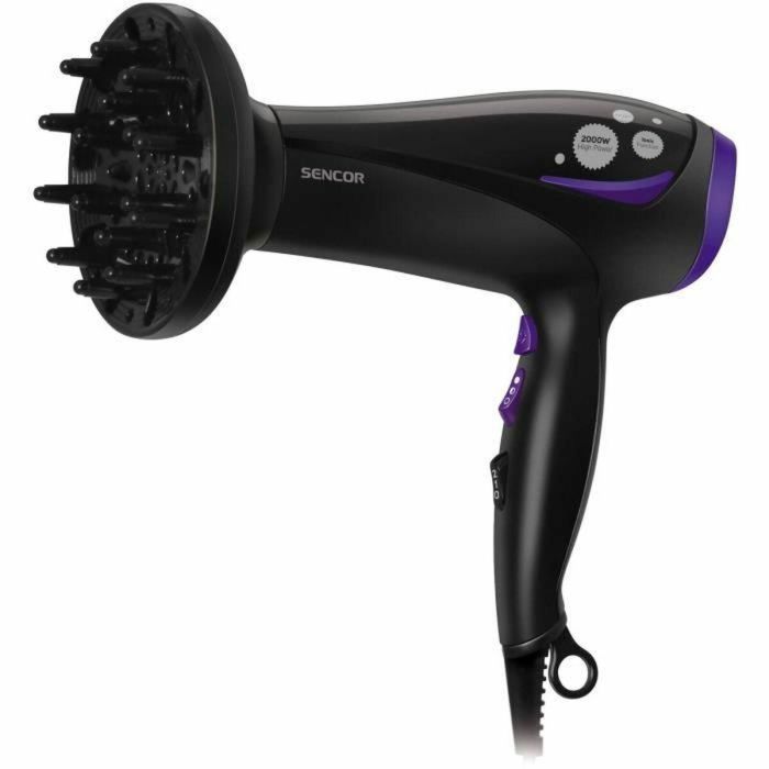 Secador de Pelo Sencor SHD 108VT Negro 2000 W 3 Secador de Pelo Sencor SHD 108VT Negro 2000 W 3