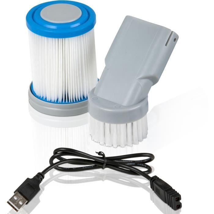 Gre 8412081307480 Limpiador de fondo de la batería para spas y piscinas elevadas con filtro de cartucho 2 Gre 8412081307480 Limpiador de fondo de la batería para spas y piscinas elevadas con filtro de cartucho 2