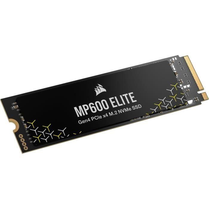 Unidad SSD interna - CORSAIR - MP600 ELITE 1TB Gen4 PCIe x4 NVMe M.2 SSD - Sin disipador 1 Unidad SSD interna - CORSAIR - MP600 ELITE 1TB Gen4 PCIe x4 NVMe M.2 SSD - Sin disipador 1