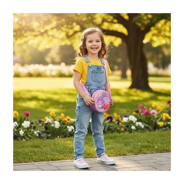 CERDÀ Bolso 3D Peppa Pig 13x13x4cm 100% Poliéster 5