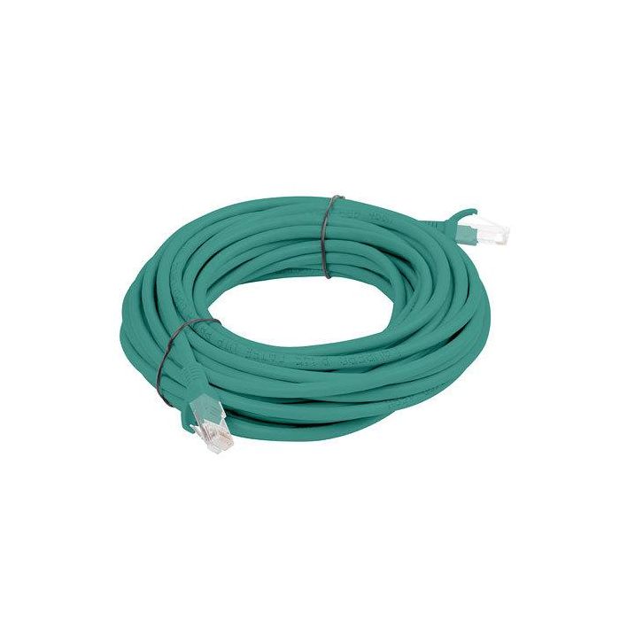 Lanberg PCU6-10CC-0500-G Latiguillo de Red Ethernet Cat.6 UTP de 5 Metros con Conectores RJ45 Macho, Color Verde, 250 MHz, Chaqueta PVC