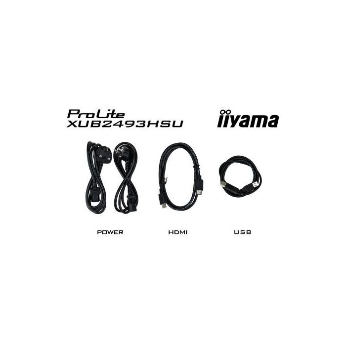 MONITOR IIYAMA 24" PROLITE XUB2493HSU-B6, IPS, 100HZ, 1MS, USB, HDMI, DISPLAYPORT, ALT 2x2W, ALTU, GIRO, INCLI, PIVOT 13 MONITOR IIYAMA 24" PROLITE XUB2493HSU-B6, IPS, 100HZ, 1MS, USB, HDMI, DISPLAYPORT, ALT 2x2W, ALTU, GIRO, INCLI, PIVOT 13