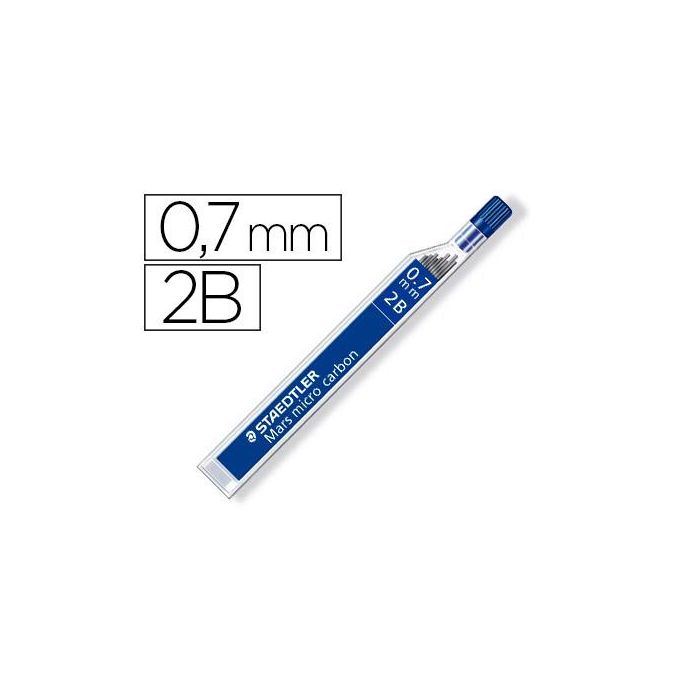 Minas Staedtler Mars Micro Grafito 0,7 mm 2B Tubo Con 12 Unidades