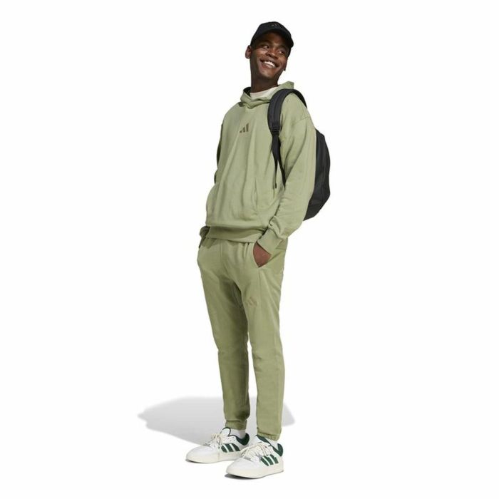 Pantalón Largo Deportivo Adidas Regular Tapered Verde Hombre 2