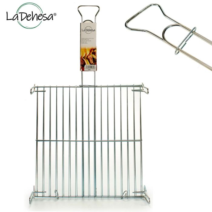 Parrilla Doble Zincada 45 X 45 Cm La Dehesa (5 Unidades) 2 Parrilla Doble Zincada 45 X 45 Cm La Dehesa (5 Unidades) 2