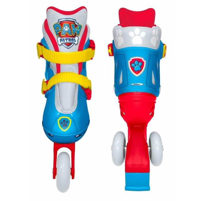 Patines en Línea Dos en Uno - PAW PATROL - PAT PATROUILLE - 3 Ruedas - Tri skate y Roller en lino - Talla ajustable 27-30 6