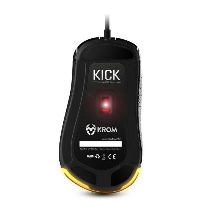 Krom NXKROMKICK Ratón Gaming Kick con Sensor Óptico PixArt 3327 hasta 12000 DPI, Iluminación RGB Rainbow y 7 Botones Personalizables 6 Krom NXKROMKICK Ratón Gaming Kick con Sensor Óptico PixArt 3327 hasta 12000 DPI, Iluminación RGB Rainbow y 7 Botones Personalizables 6