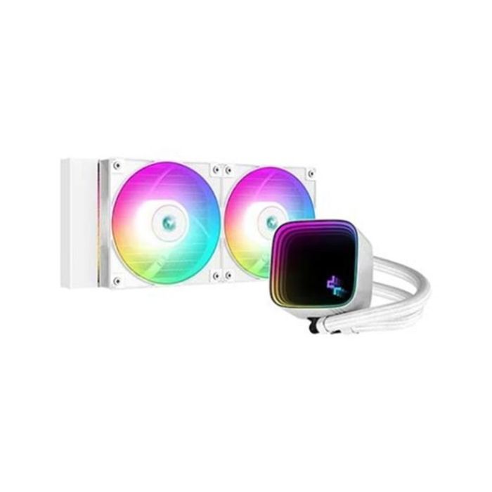 Deepcool LS520 SE Kit Refrigeración Líquida ARGB 240mm para CPU Intel AMD con Espejo Infinito Blanco Deepcool LS520 SE Kit Refrigeración Líquida ARGB 240mm para CPU Intel AMD con Espejo Infinito Blanco