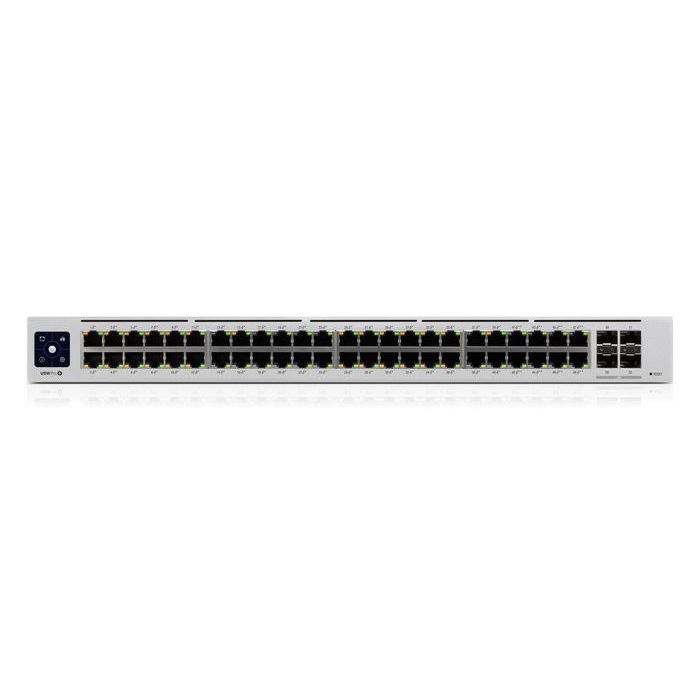 Ubiquiti USW-PRO-48-PoE Switch Gestionado L2/L3 Gigabit Ethernet 48 Puertos PoE++ 600W Montaje en Rack 1U con 4 Puertos SFP+ 0 Ubiquiti USW-PRO-48-PoE Switch Gestionado L2/L3 Gigabit Ethernet 48 Puertos PoE++ 600W Montaje en Rack 1U con 4 Puertos SFP+ 0
