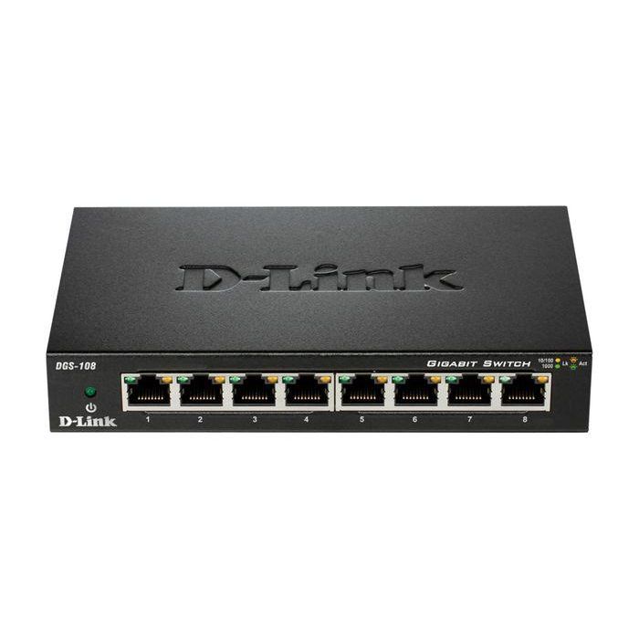 Switch D-Link DGS-108GL 8 Puertos/ RJ-45 10/100/1000 Switch D-Link DGS-108GL 8 Puertos/ RJ-45 10/100/1000