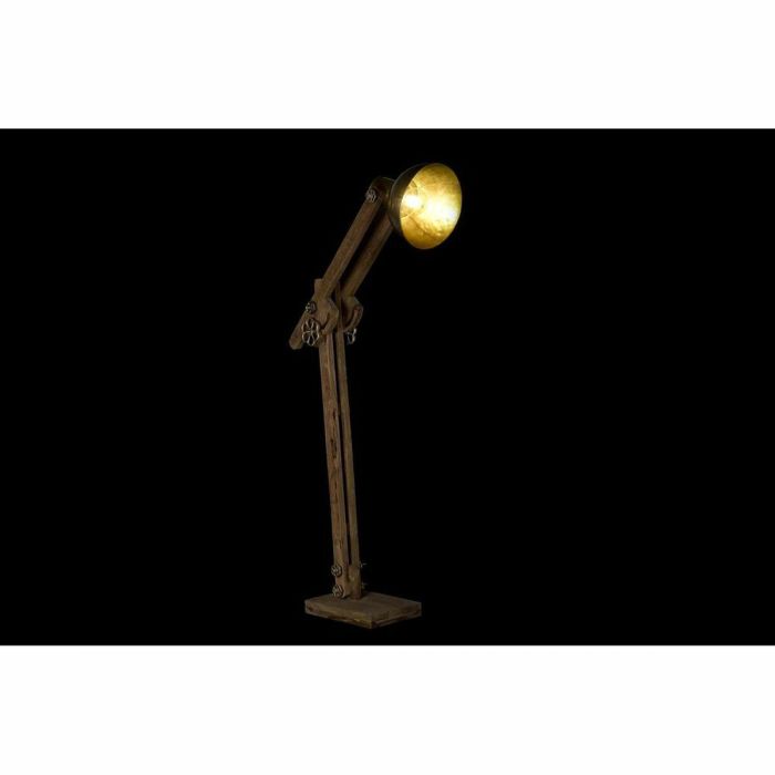 DKD Home Decor Lámpara de Pie Loft Marrón Dorado 25 x 140 x 85 cm 5 DKD Home Decor Lámpara de Pie Loft Marrón Dorado 25 x 140 x 85 cm 5