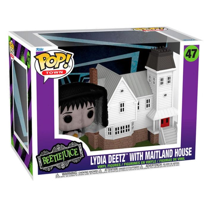 FUNKO Figura POP Town Beetlejuice Lydia Deetz with Maitland House 1 FUNKO Figura POP Town Beetlejuice Lydia Deetz with Maitland House 1