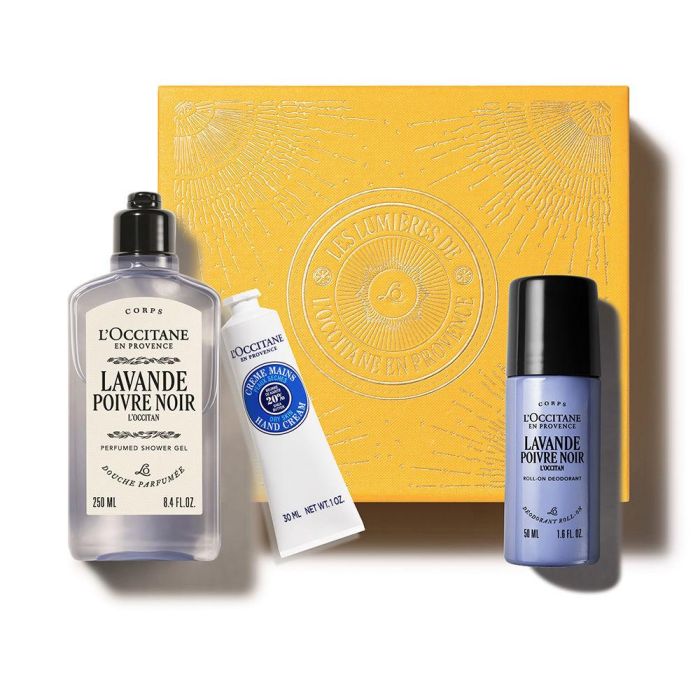 L'Occitane En Provence Lavande Poivre Noir Cuidado Corporal Estuche 3 Pz