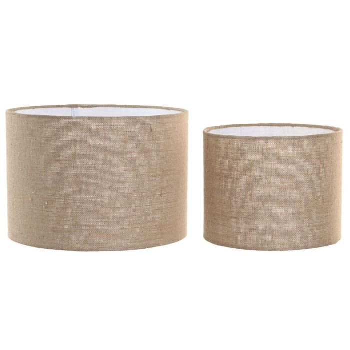 DKD Home Decor Pantalla de Lámpara de Yute para Sobremesa/Pie, Marrón Claro, E27, Set de 2, 40 x 28 x 40 cm 0 DKD Home Decor Pantalla de Lámpara de Yute para Sobremesa/Pie, Marrón Claro, E27, Set de 2, 40 x 28 x 40 cm 0
