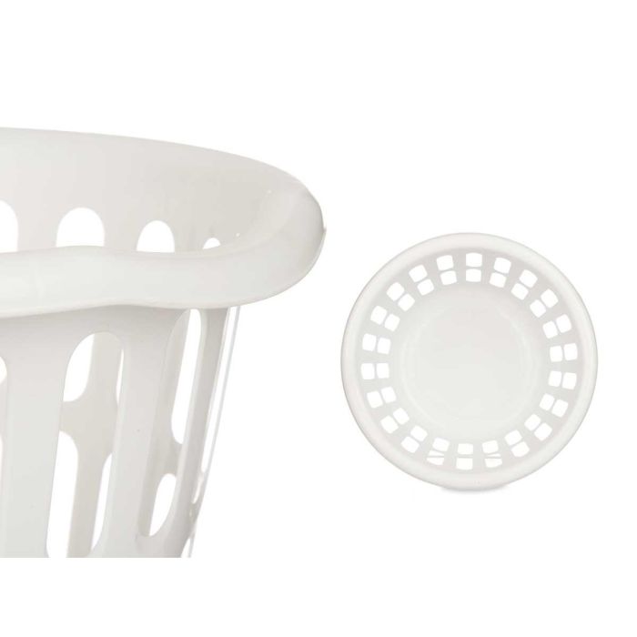 Cesto Redondo Kipit 40 cm Blanco - Polipropileno, 27L (18 Unidades) 3 Cesto Redondo Kipit 40 cm Blanco - Polipropileno, 27L (18 Unidades) 3