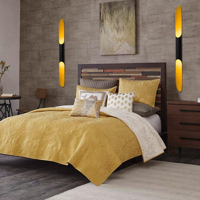 Aplique de Pared Moderno Efsun Negro 1x E27 Sin Bombilla OPV-521SHN2180 2