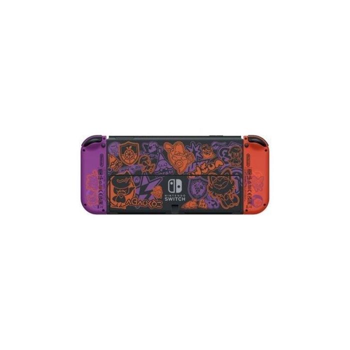 Nintendo Switch Versión OLED Edición Limitada Pokémon Escarla - Púrpura/ Incluye Base/ 2 Mandos Joy-Con 2 Nintendo Switch Versión OLED Edición Limitada Pokémon Escarla - Púrpura/ Incluye Base/ 2 Mandos Joy-Con 2