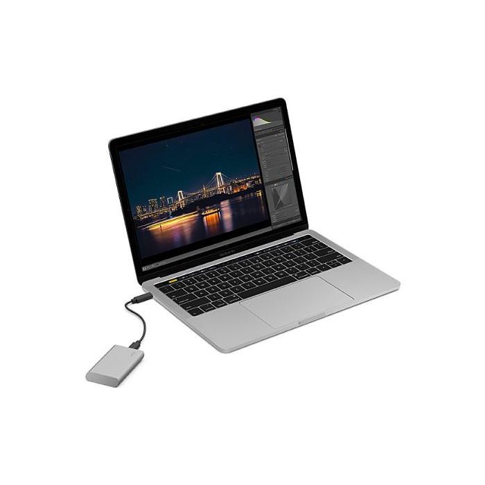 LaCie STKS1000400 Disco Duro Externo Portátil 1TB SSD NVMe USB Tipo C 3.2 Gen 2 Plata 1050 MB/s 3