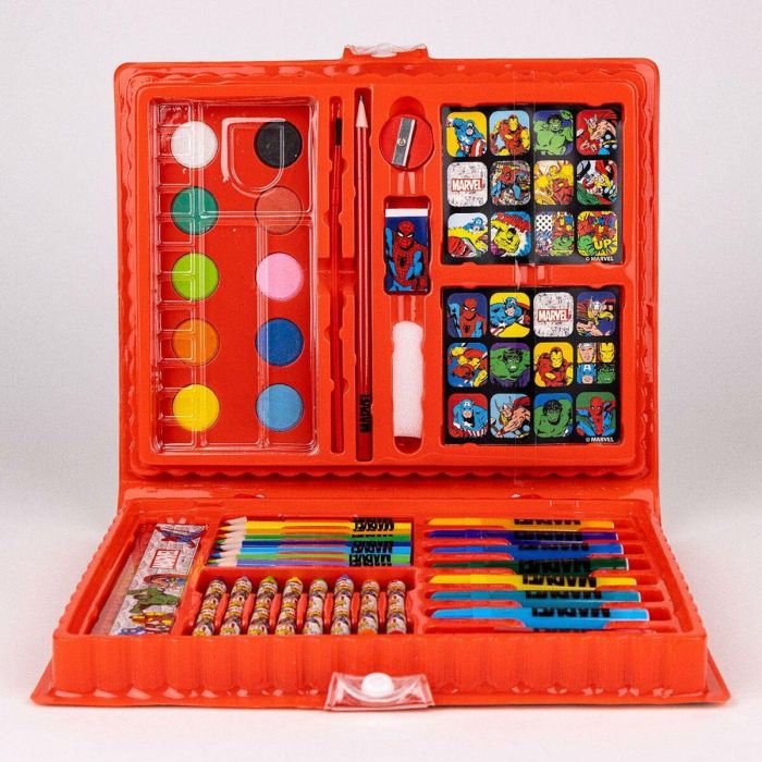 Set papelería coloreable caja marvel 45.0x26.70x 3 cm 3