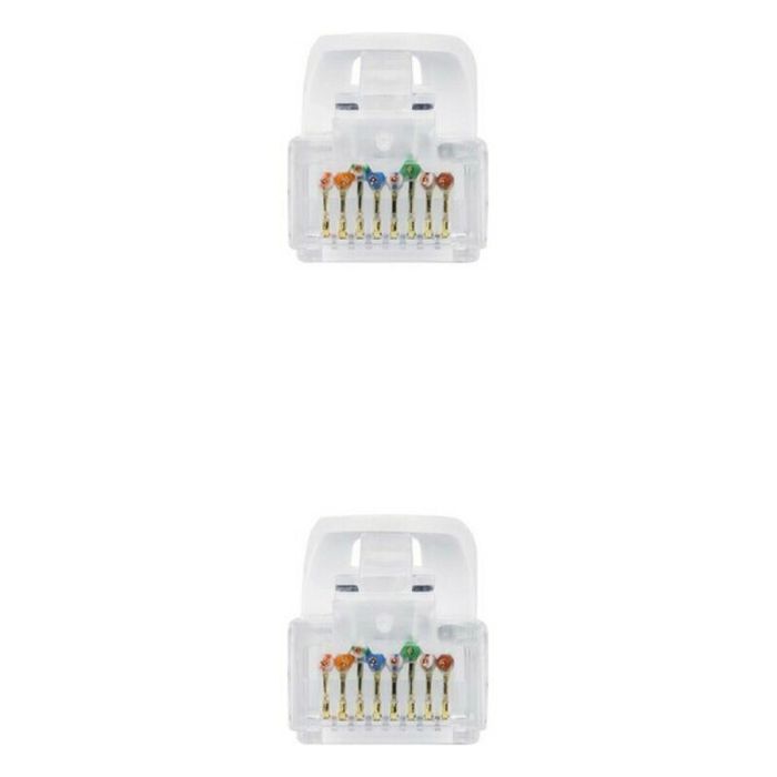 NANOCABLE Cable de red latiguillo RJ45 LSZH Cat.6A UTP AWG24, Blanco, 3.0m 1