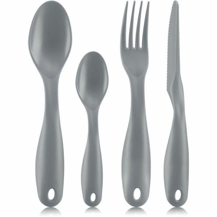 Bodum BOD0699965609337 Fiambrera Bistro compartimentada con Cubiertos Gris 1 Bodum BOD0699965609337 Fiambrera Bistro compartimentada con Cubiertos Gris 1