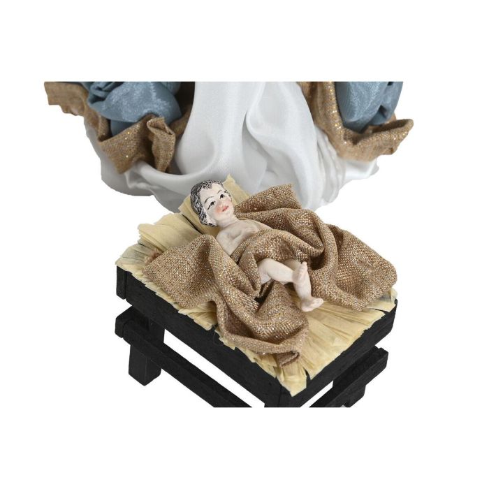 DKD Home Decor Nacimiento Navidad Moderna Azul Blanco Set de 9 piezas de Poliester 15 x 30 x 20 cm 0 DKD Home Decor Nacimiento Navidad Moderna Azul Blanco Set de 9 piezas de Poliester 15 x 30 x 20 cm 0