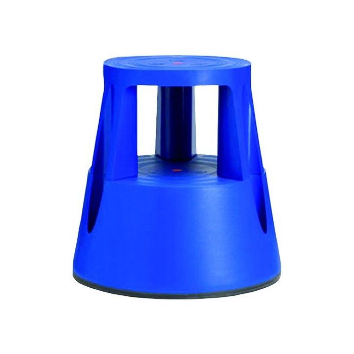 Taburete Twinco Twin Lift 2 Peldaños Con Ruedas Azul
