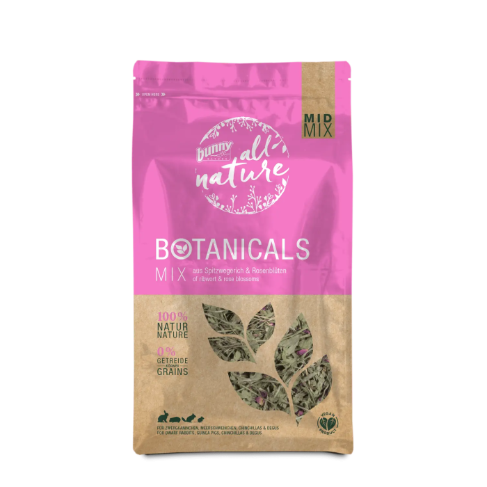 Bunny Nature Botanicals Mix Llanten Menor Y Petalos De Rosa 120 gr