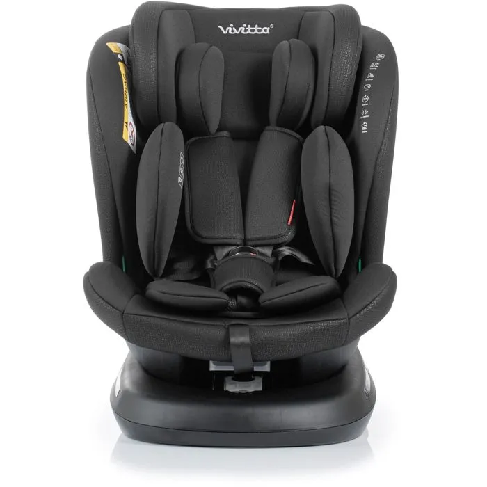Babyauto Silla de Coche Sigma i-Fix Vivitta Grupo 0/1/2/3 (40-150 cm) Isofix + Top Tether Giratoria 360º Reclinable Negro BAB8435593704356 2 Babyauto Silla de Coche Sigma i-Fix Vivitta Grupo 0/1/2/3 (40-150 cm) Isofix + Top Tether Giratoria 360º Reclinable Negro BAB8435593704356 2