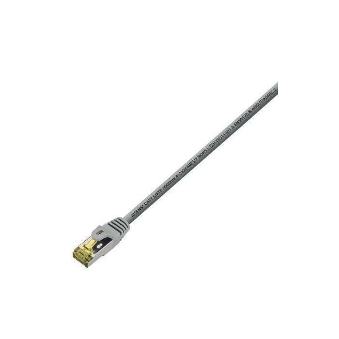 Aisens Cable de Red Latiguillo RJ45 LSZH Cat.7 600MHz S-FTP PIMF AWG26 Gris 10M - 10Gbit/s, 100% Cobre 1 Aisens Cable de Red Latiguillo RJ45 LSZH Cat.7 600MHz S-FTP PIMF AWG26 Gris 10M - 10Gbit/s, 100% Cobre 1