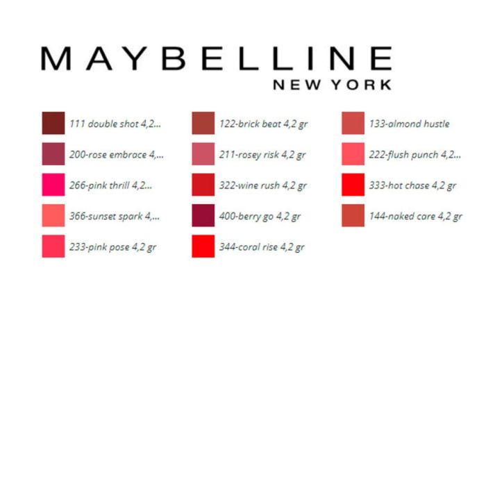 Pintalabios Color Sensational Maybelline (4,2 g) 17
