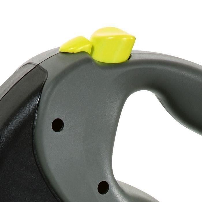 Flexi Correa Giant L Cinta 8m Neon para Perros, con Empuñadura Suave de Plástico y Nylon para Paseos Largos y Gran Libertad de Movimiento 2