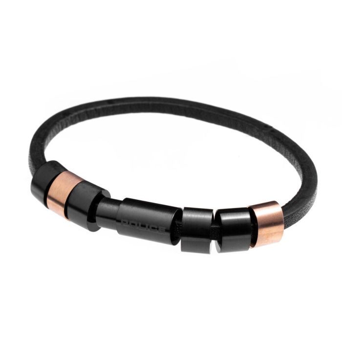 Pulsera Hombre Police PJ.22653BLR/03-19 Piel Acero Inoxidable (Talla única)