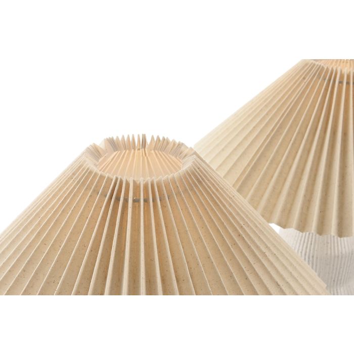 Lampara Sobremesa Urban DKD Home Decor Crudo 35 x 44 x 35 cm (4 Unidades) 3 Lampara Sobremesa Urban DKD Home Decor Crudo 35 x 44 x 35 cm (4 Unidades) 3
