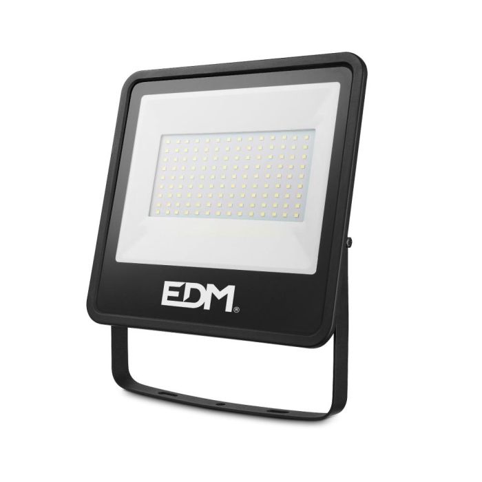 Edm Black Series Foco Proyector Led 100W 8200 Lm 6400K Luz Fría IP65 24,6 x 22,8 x 2,9 cm 1