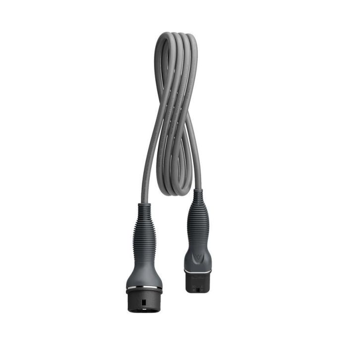 Charge Amps Beam Cable de Carga para Coche Eléctrico Tipo 2, 7.4 kW, 6 metros, Mango Ergonómico, Resistente -30°C/+45°C