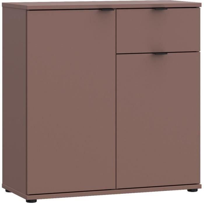 Cómoda GANYMEDE 2 puertas 1 cajón Terracota 80.1 x 34.1 x 82.3 cm GNMK222LU72 0 Cómoda GANYMEDE 2 puertas 1 cajón Terracota 80.1 x 34.1 x 82.3 cm GNMK222LU72 0