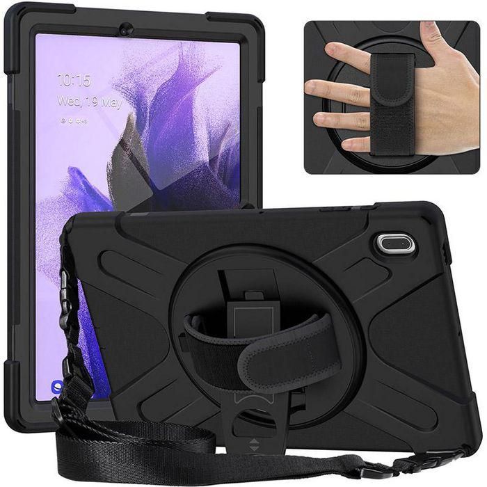 eSTUFF Funda AUSTIN Defender Negra para Galaxy Tab S10+ S9 FE+ S9+ S8+ S7 FE S7+ 1