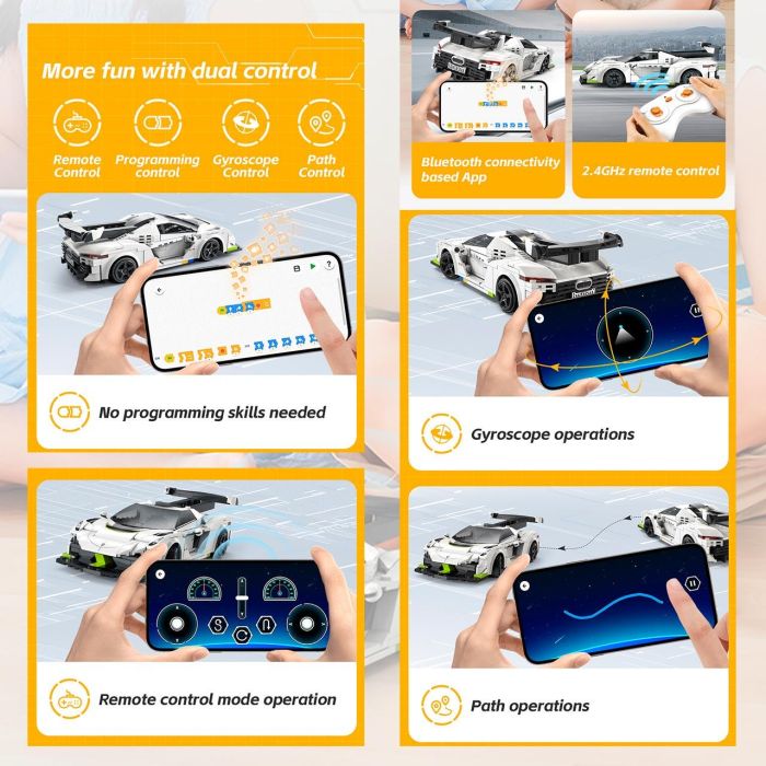 Cada: Fantasma Race Car App + Rc 322 Pzas 4 Cada: Fantasma Race Car App + Rc 322 Pzas 4
