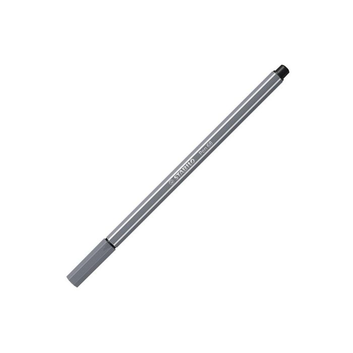 Stabilo Rotulador Pen 68 gris Oscuro Caja 10 Ud 1